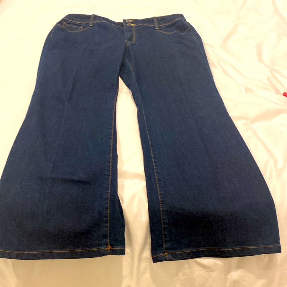 Macy’s Style and Company Women’s Dark Wash denim pants.
